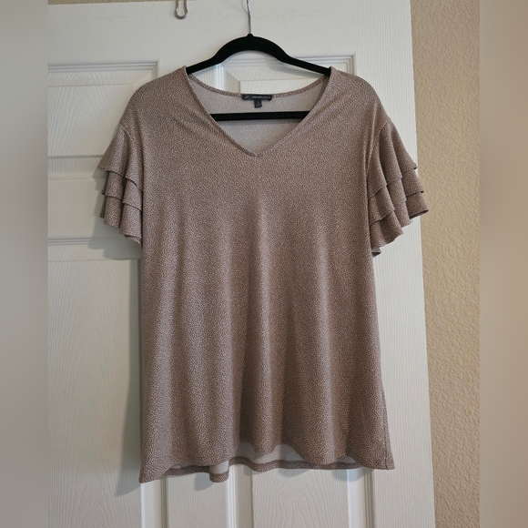 Adrianna Papell Tops - Adrianna Papell Women's Ruffled Sleeve Top